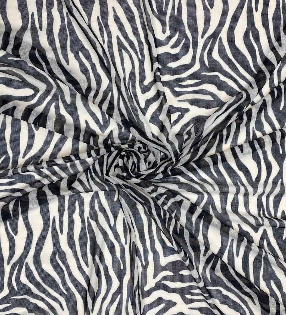 Сетка эластичная зебра