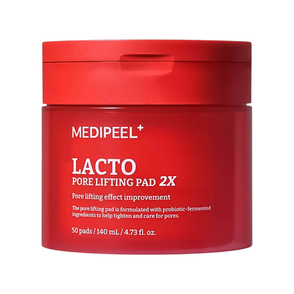 Medi-Peel Lacto Pore Lifting Pad 2Х очищающие пэды с коллагеном и бифидобактериями для нормализации работы сальных желез