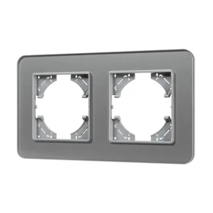 Рамка стеклянная FRM-OMALI-SFGS-2-GR (Arlight, -) 049710