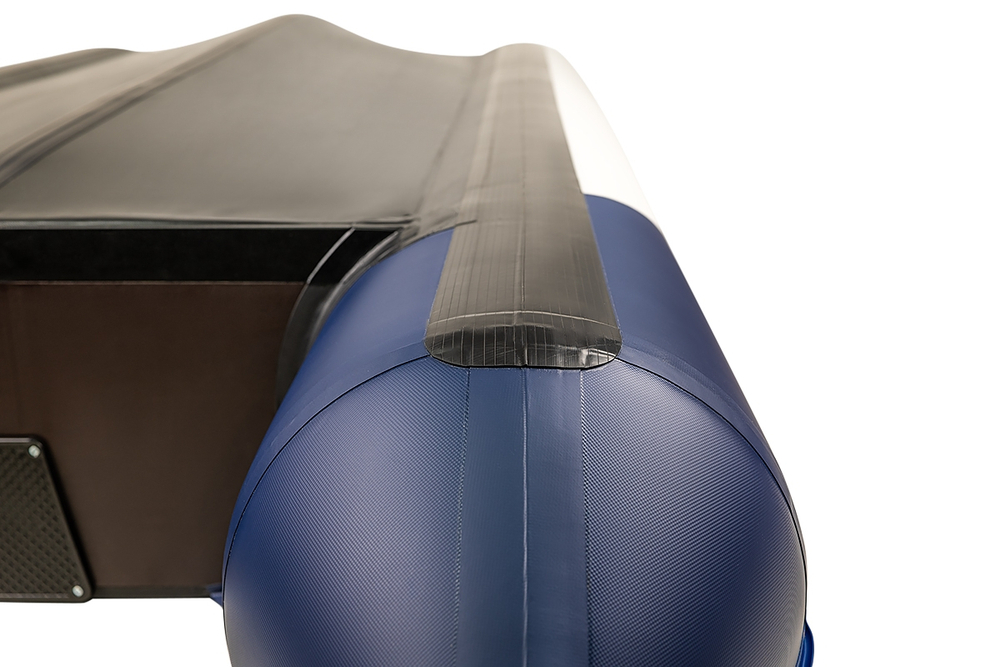 Броня-320 СК слань+киль белый-синий (Лодка ПВХ под мотор с усилением)