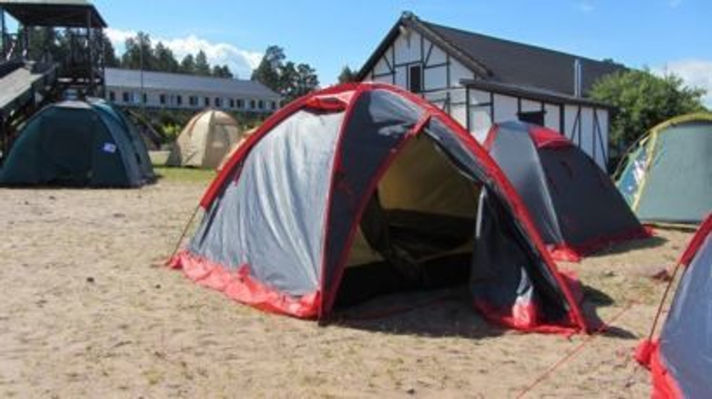 Палатка TRAMP Rock 4 (V2), артикул TRT-29, цвет Серый