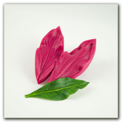 силиконовый вайнер лист пиона большой