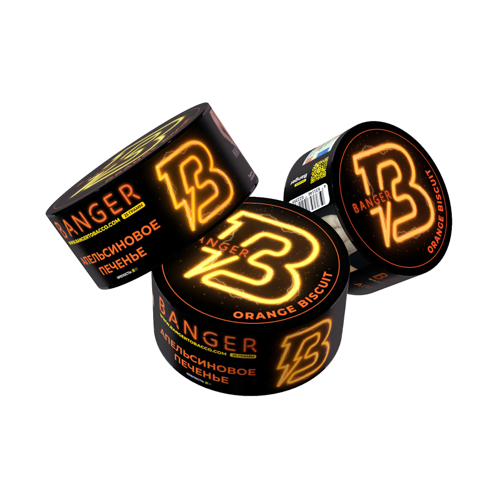 М. Табак для кальяна Banger  Orange Biscuit (Апельсиновый бисквит) 25 гр.