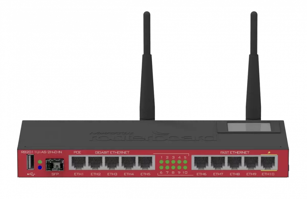 Маршрутизатор MikroTik RB2011UiAS-IN
