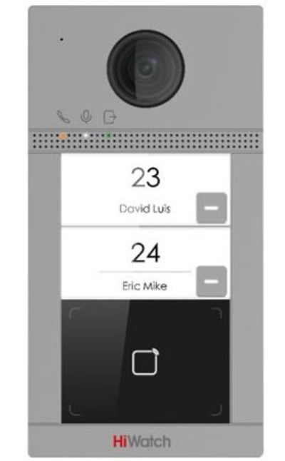 VDP-D4212W Вызывная панель системы видеодомофонии, рассчитанная на 2 абонентов