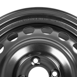 Диск штампованный R16 6.5J 4x100/60.1 ET37 GANZ Black GRN16034