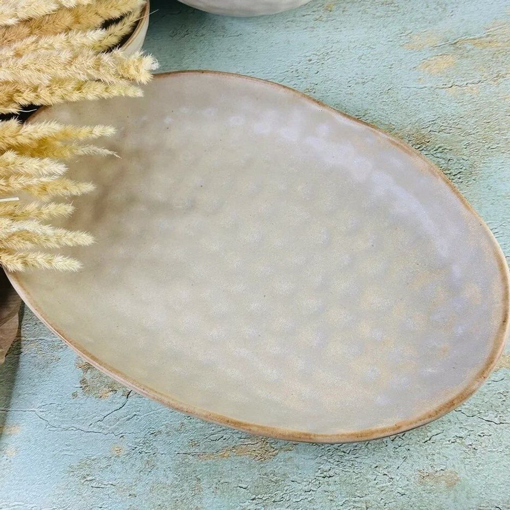 Lenardi 205-702 Набор из 2 овальных блюд 30,5см ДЮНА в под.уп.(х12)Фарфор