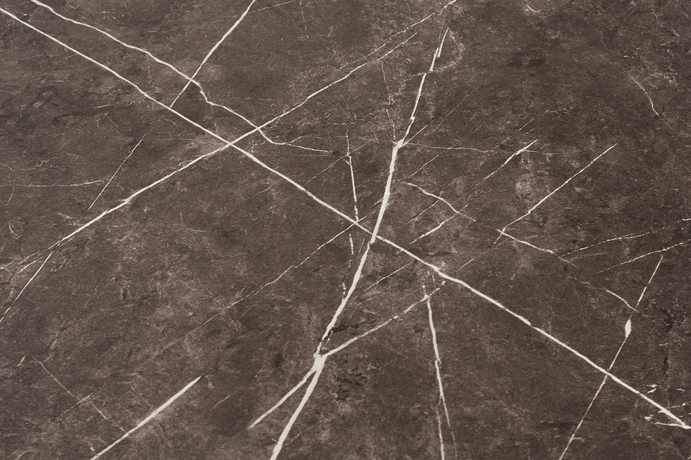 "Каффе" стол из HPL круглый Ø70см, цвет "серый мрамор", подстолье стальное