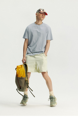 Футболка Nothomme Monterest Regular Logo светло-голубой