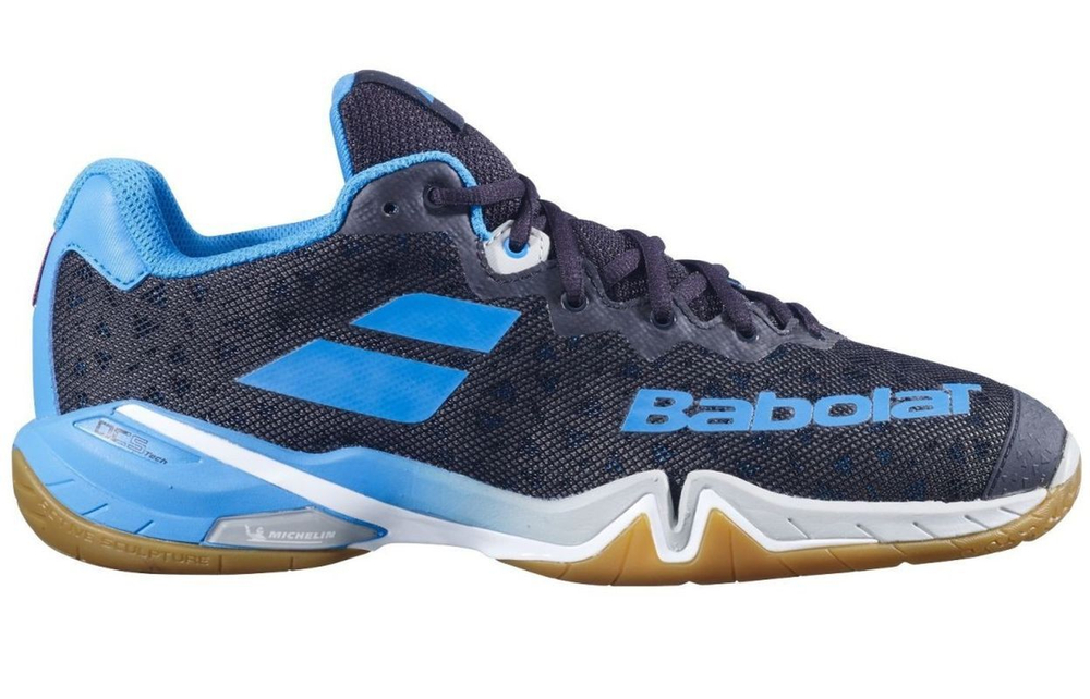 Мужские кроссовки для бадминтона/сквоша Babolat Shadow Tour Men - black/blue