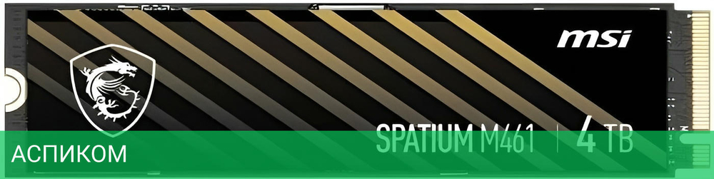 SSD диск MSI Spatium M461 4TB (S78-440R030-P83)