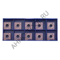 Пластина твердосплавная ISO SNMG120408-MMA APM20E AHNO по нерж.стали, получистовая