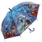 Зонт детский полуавтомат «Ultramarine - Морские жители», 8 спиц, d-100см, длина в слож. виде 65см