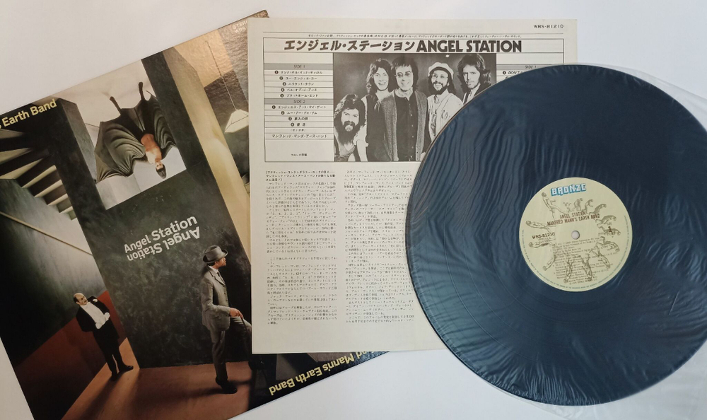 Винтажная виниловая пластинка LP Manfred Manns Earth Band Angel Station (Japan 1979) (No Obi)