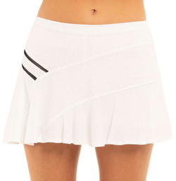 Теннисная юбка Lucky in Love Core Whites Mesh Love Skirt - белый