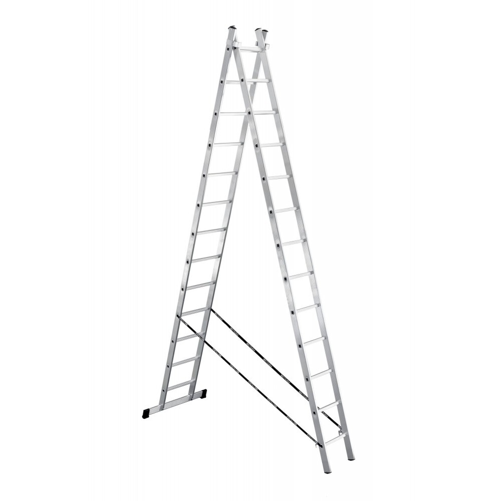 Лестница алюминиевая 2 секционная 2*13 UFUK PRO 411213