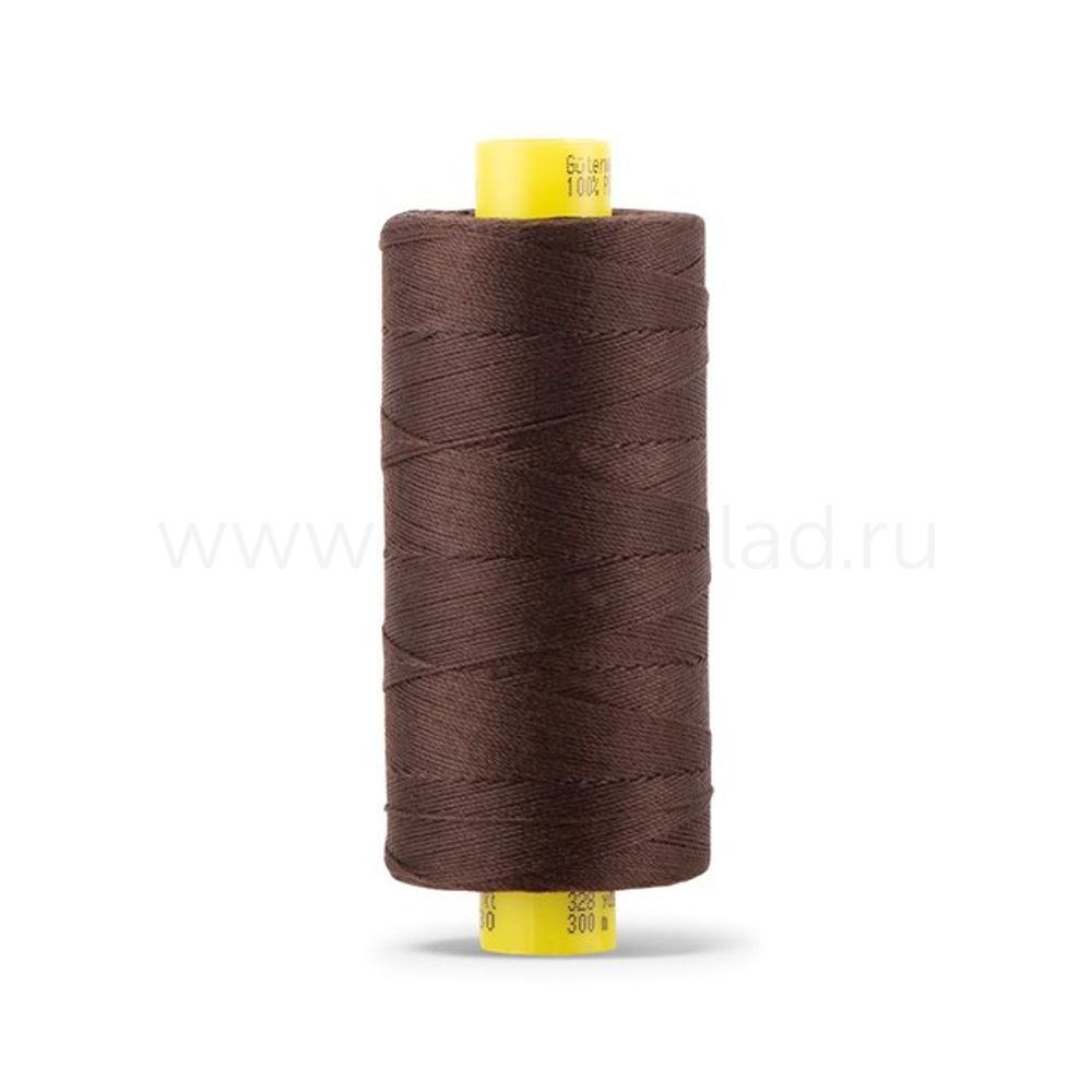 Нитка Gutermann Mara 30 (300 метров), 1 кат., для отстрочки | 696 т.шоколад