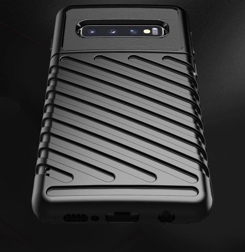 Чехол для Samsung Galaxy S 10 цвет Black (черный), серия Onyx от Caseport