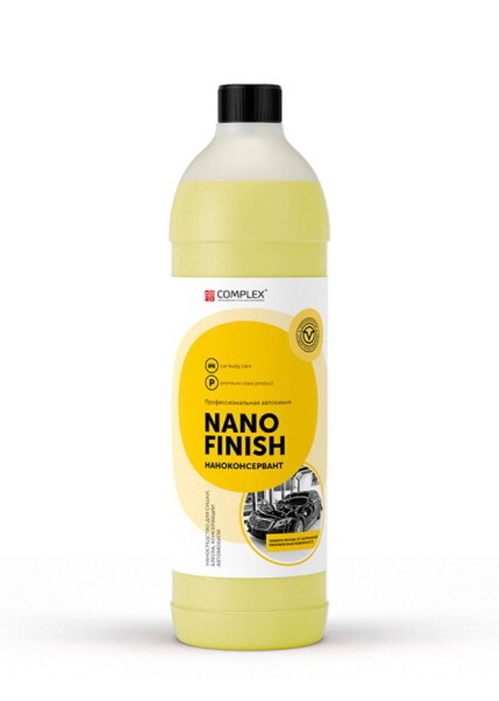 COMPLEX NANO FINISH, нано-средство для сушки, блеска, консервации автомобиля, 1-5 л