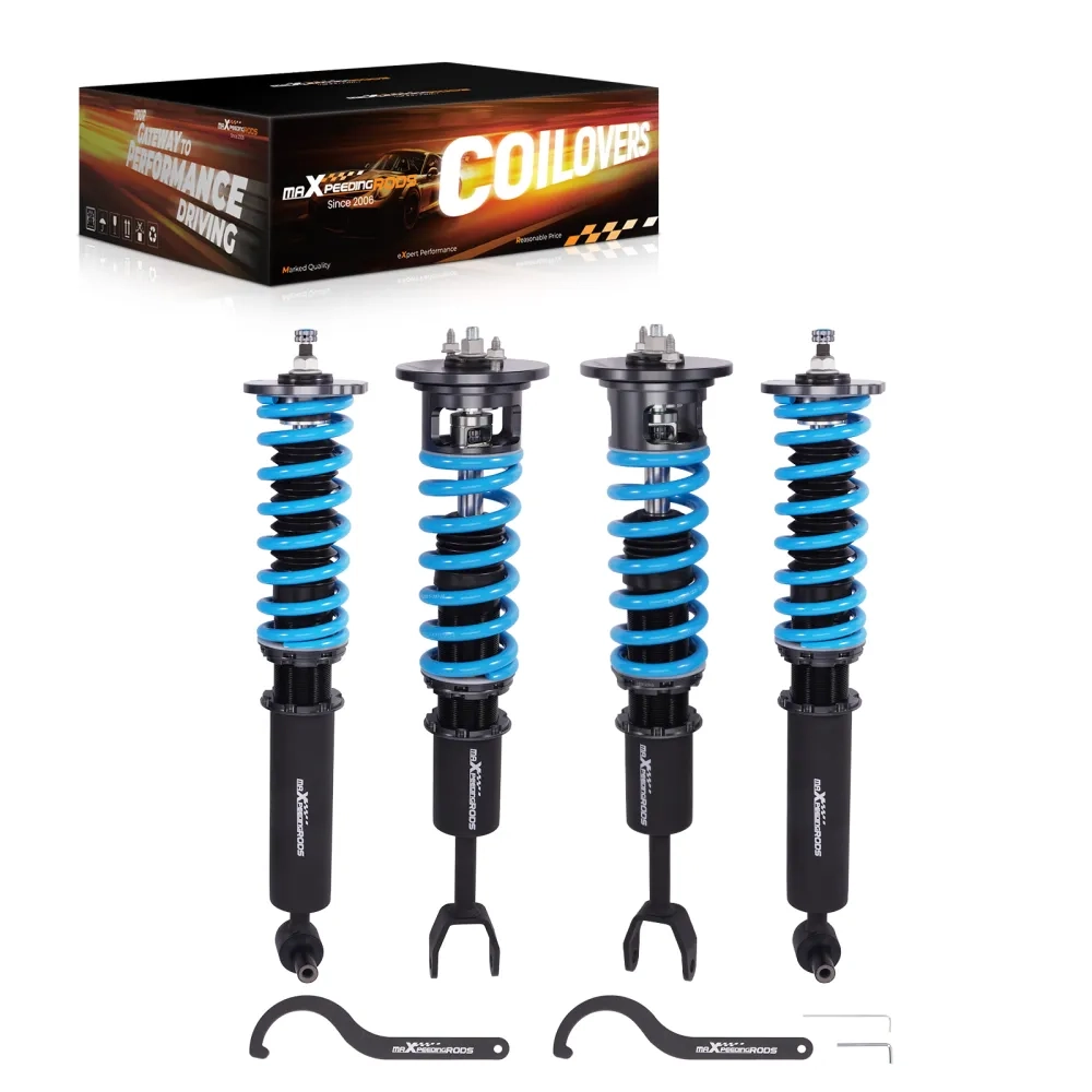 Coilovers 24 Way Adjustable Lowering Kit подходит для автомобиля Audi A4 B5 compatible for FWD 1995-2001
