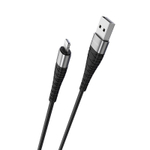 Кабель Borofone BX32 USB-Lightning 2.4А 1м Nylon Black