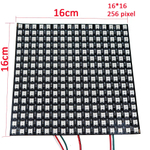 Светодиодная гибкая панель SPI , цвет: RGB, 16х16, 256 пикселей, WS2812