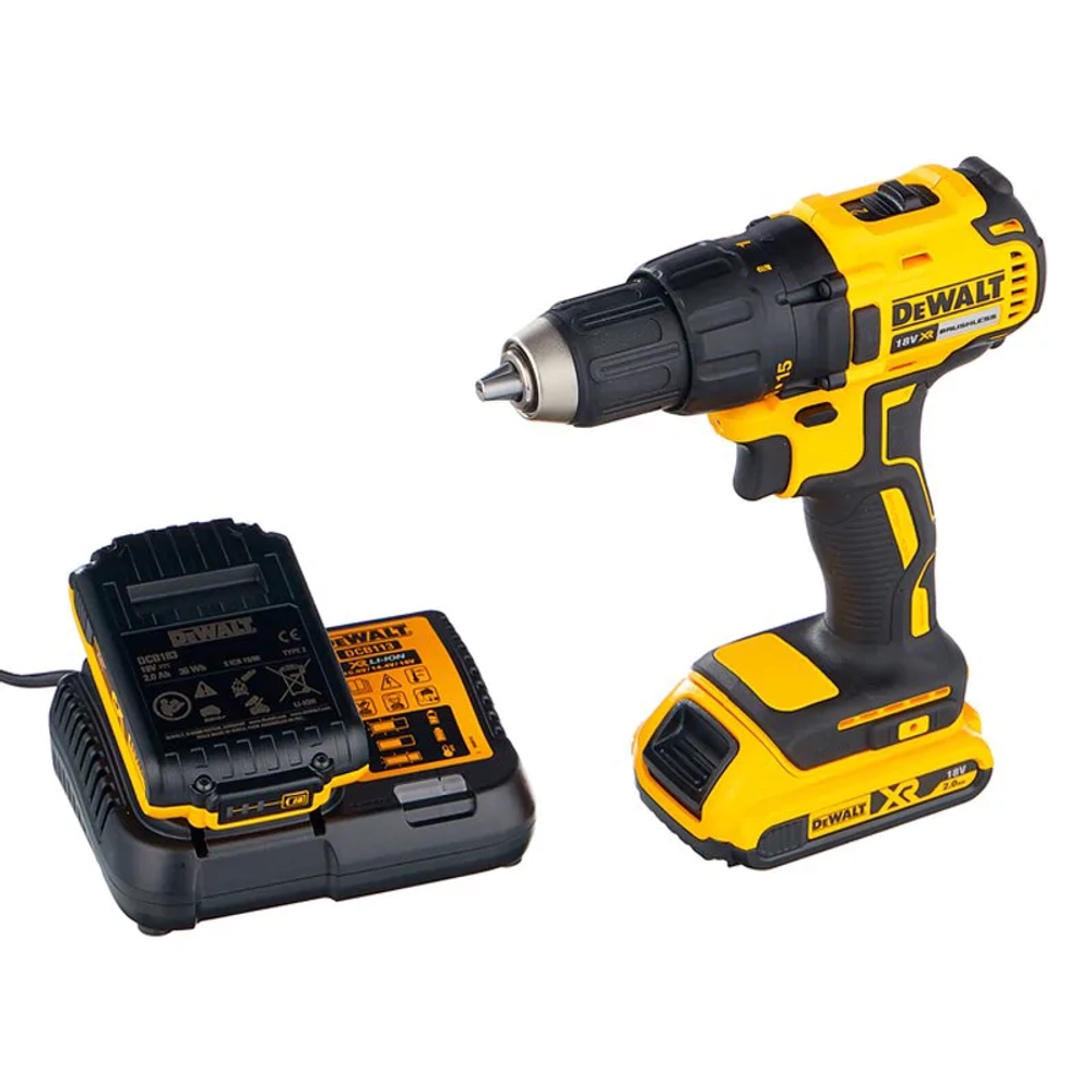 DeWalt DCD777D2T беcщеточная дрель-шуруповерт (2 x 2 Ач, ЗУ)