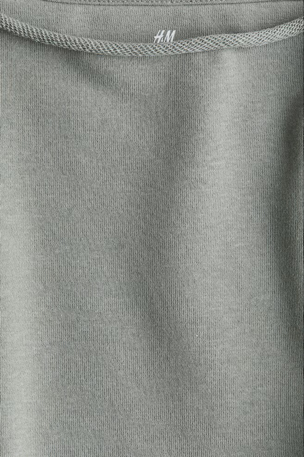 H&M Толстовка с воротником лодочкой, серый