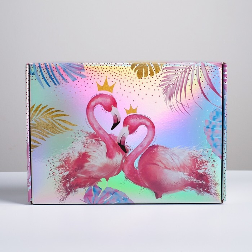 Складная коробка «Тропики», 30,5 × 22 × 9,5 см