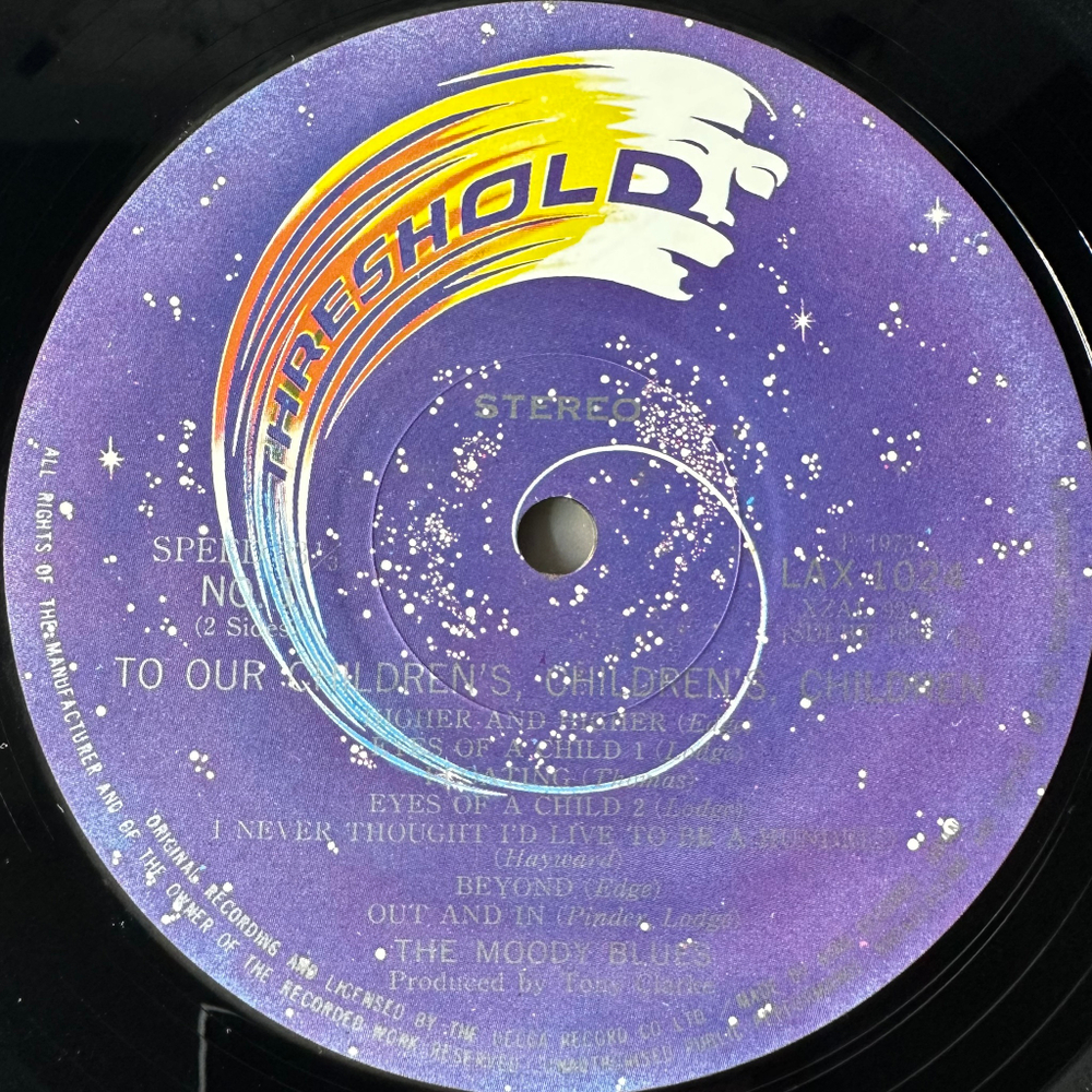 The Moody Blues ‎– To Our Children's Children's Children (Япония 1978г.)