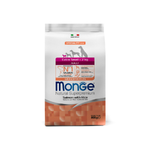 Сухой корм для взрослых собак миниатюрных пород с лососем и рисом Monge Dog Speciality Line Monoprotein Extra Small 0,8кг
