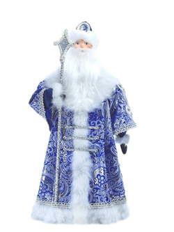 Фарфоровая кукла Дед Мороз под ёлку. Новогодний сувенир ручной работы