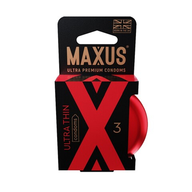 ПРЕЗЕРВАТИВЫ MAXUS ULTRA THIN № 3 X-EDITION