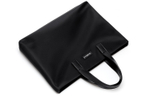 XINWAYI·KELUOSI Fabric Business Handbag, Briefcase, Laptop Bag Medium Men"s Black