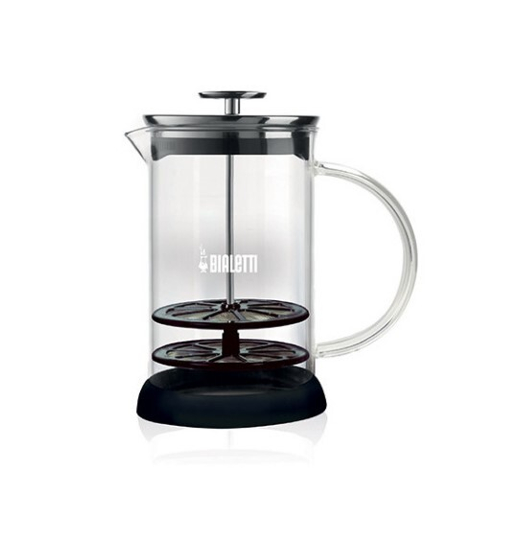 Bialetti Milk Frother ручной вспениватель (капучинатор), 330 мл, стекло