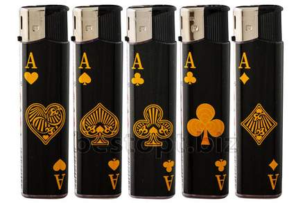 Зажигалки Пьезо BS 833 карты (50шт*20бл)