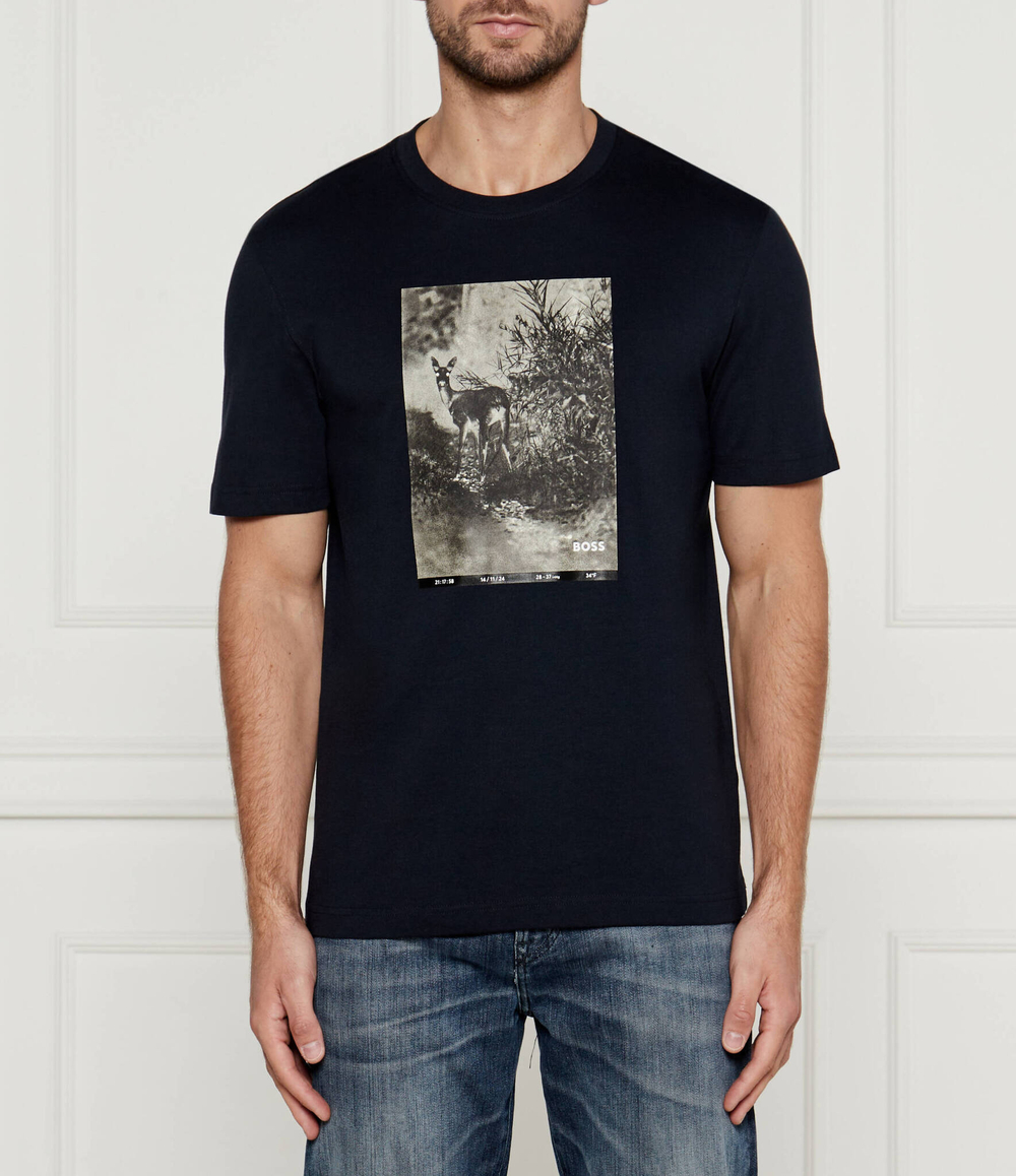 Футболка Te_Wilds BOSS ORANGE - темно-синий(50522894)