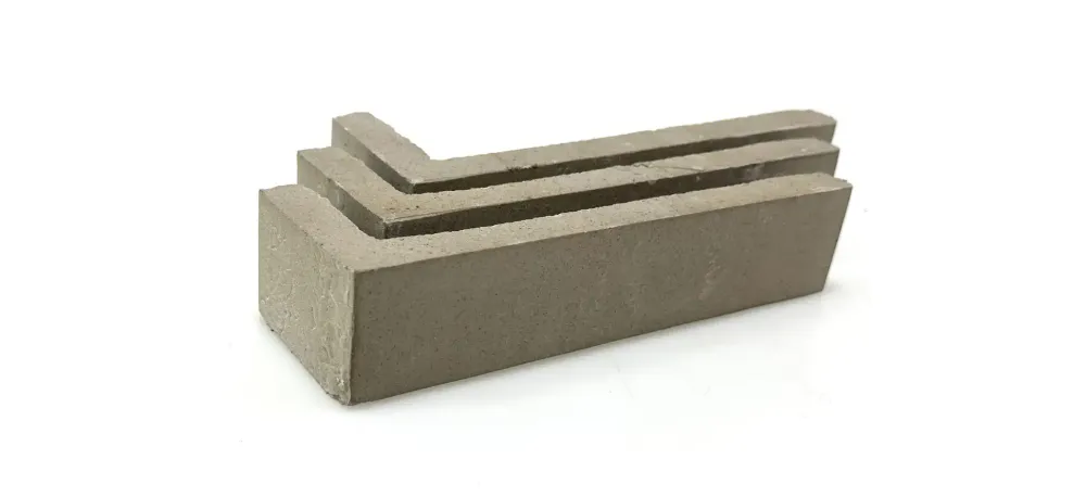 Terramatic, Forta Grey Riegel AС 8304R, Riegel390x40x14 - Клинкерная плитка для фасада и внутренней отделки