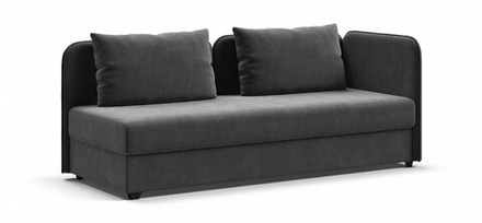 Тахта Ирис Велюр Монолит серый