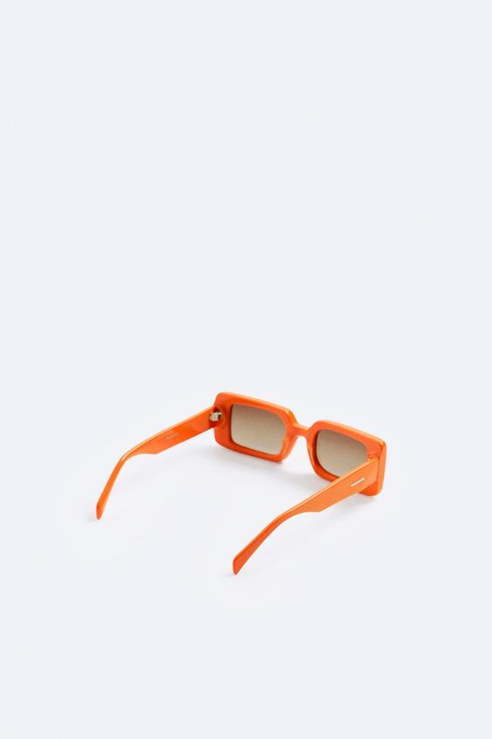 ZARA СОЛНЦЕЗАЩИТНЫЕ ОЧКИ В ПРЯМОУГОЛЬНОЙ ОПРАВЕ, ОРАНЖЕВЫЙ