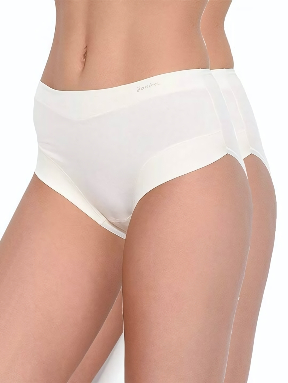 Набор из 2 трусиков-слип с завышенной талией Esencial (Размер: L) (Цвет: кофейный)