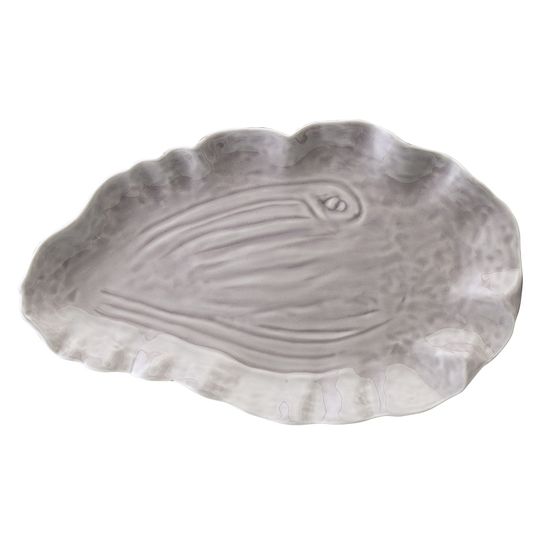 Блюдо сервировочное clams серого цвета из коллекции sea treasures