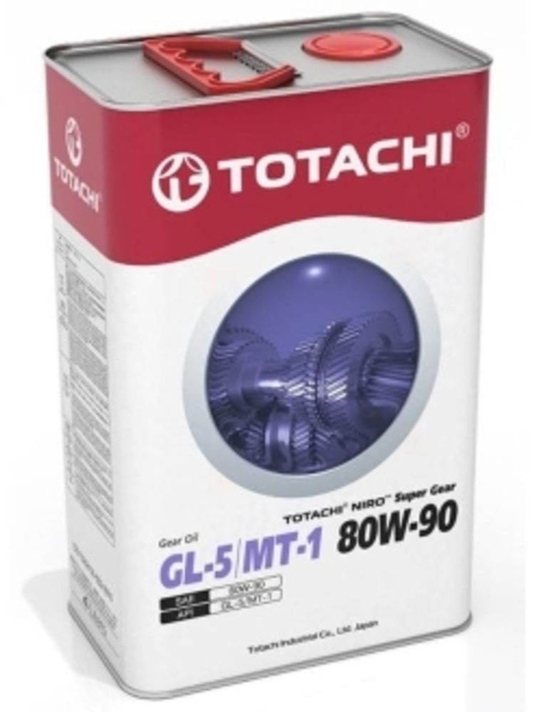Масло трансмиссионное TOTACHI NIRO Super Gear 80W-90 GL-5/MT-1. 4л