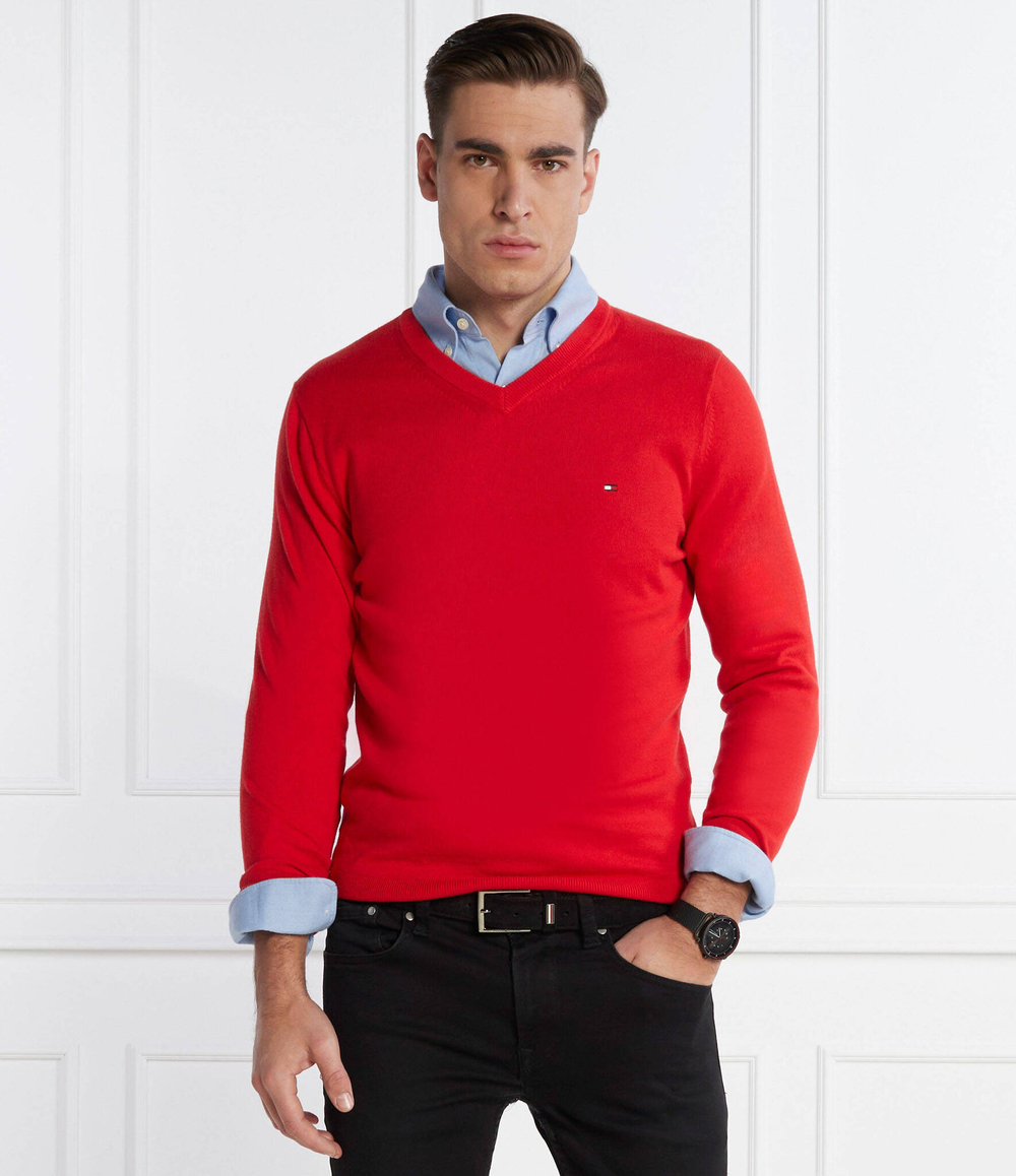 Свитер Tommy Hilfiger - красный(MW0MW28047)