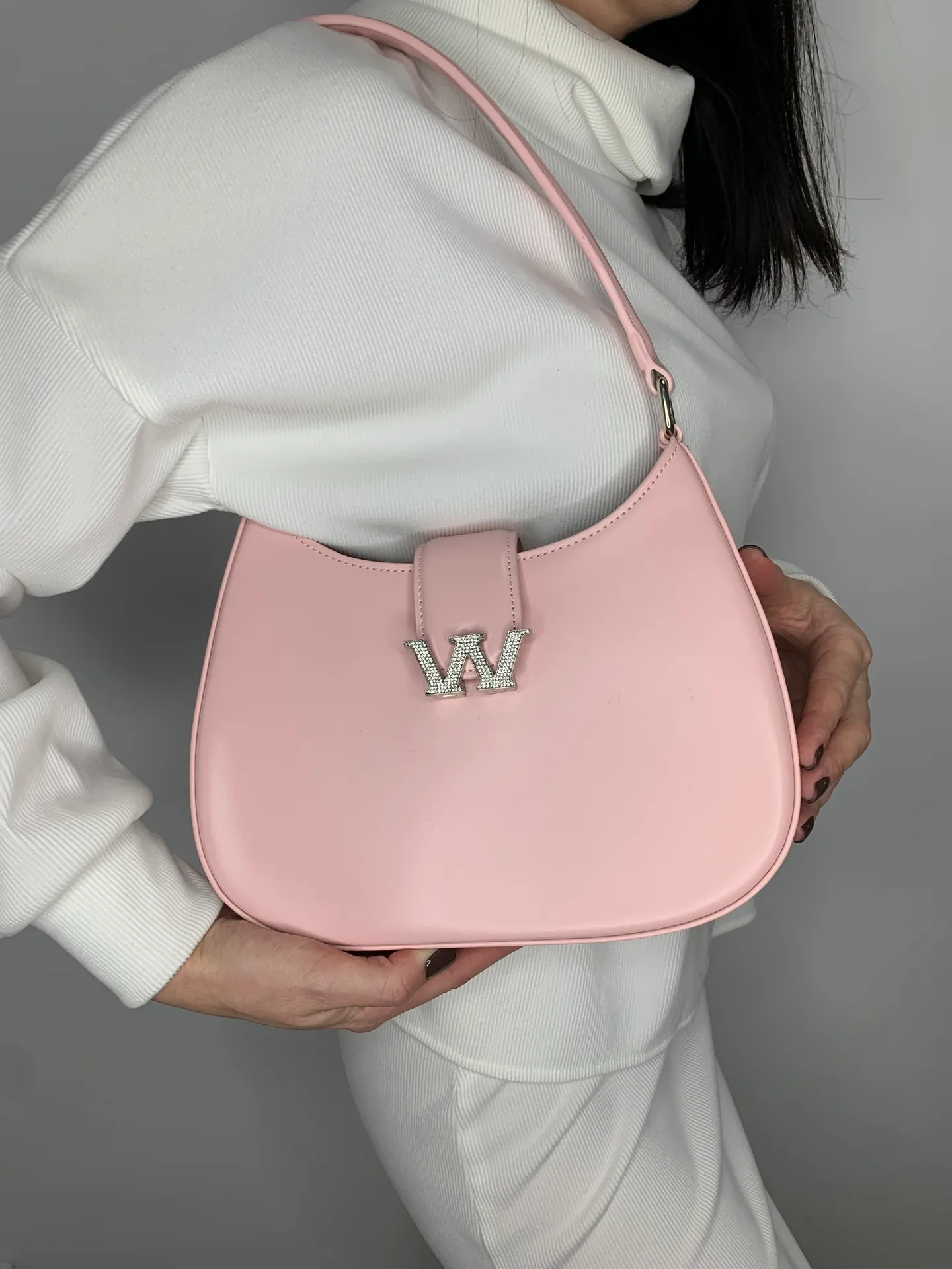 Розовый сэдл Alexander Wang купить