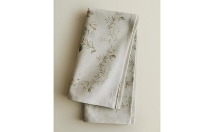 Zara Home столовая салфетка из хлопка, цветочный мотив, 45 45 см (комплект 2 шт.) · 5296/022