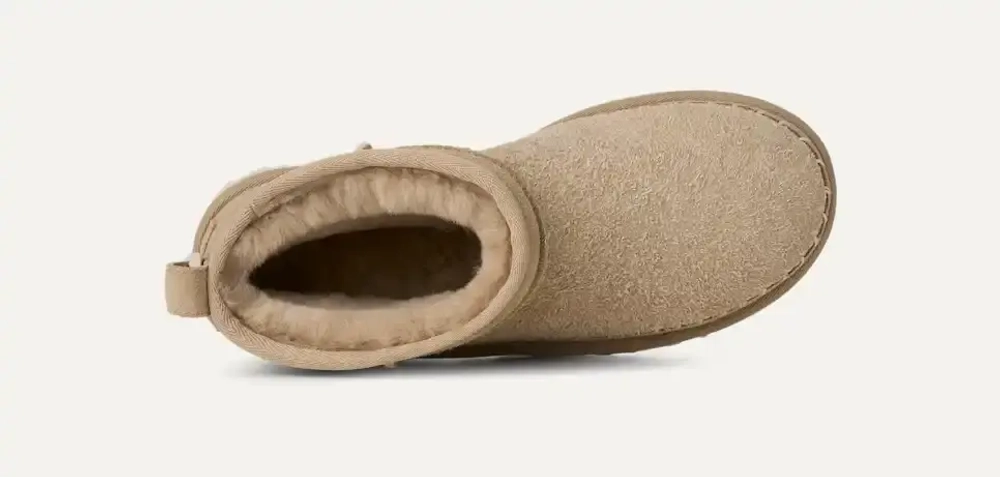 UGG Угги Classic Ultra Mini Biarritz, горчичный