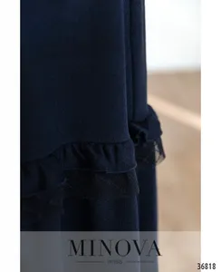 Платье 3130-темно-синий Minova
