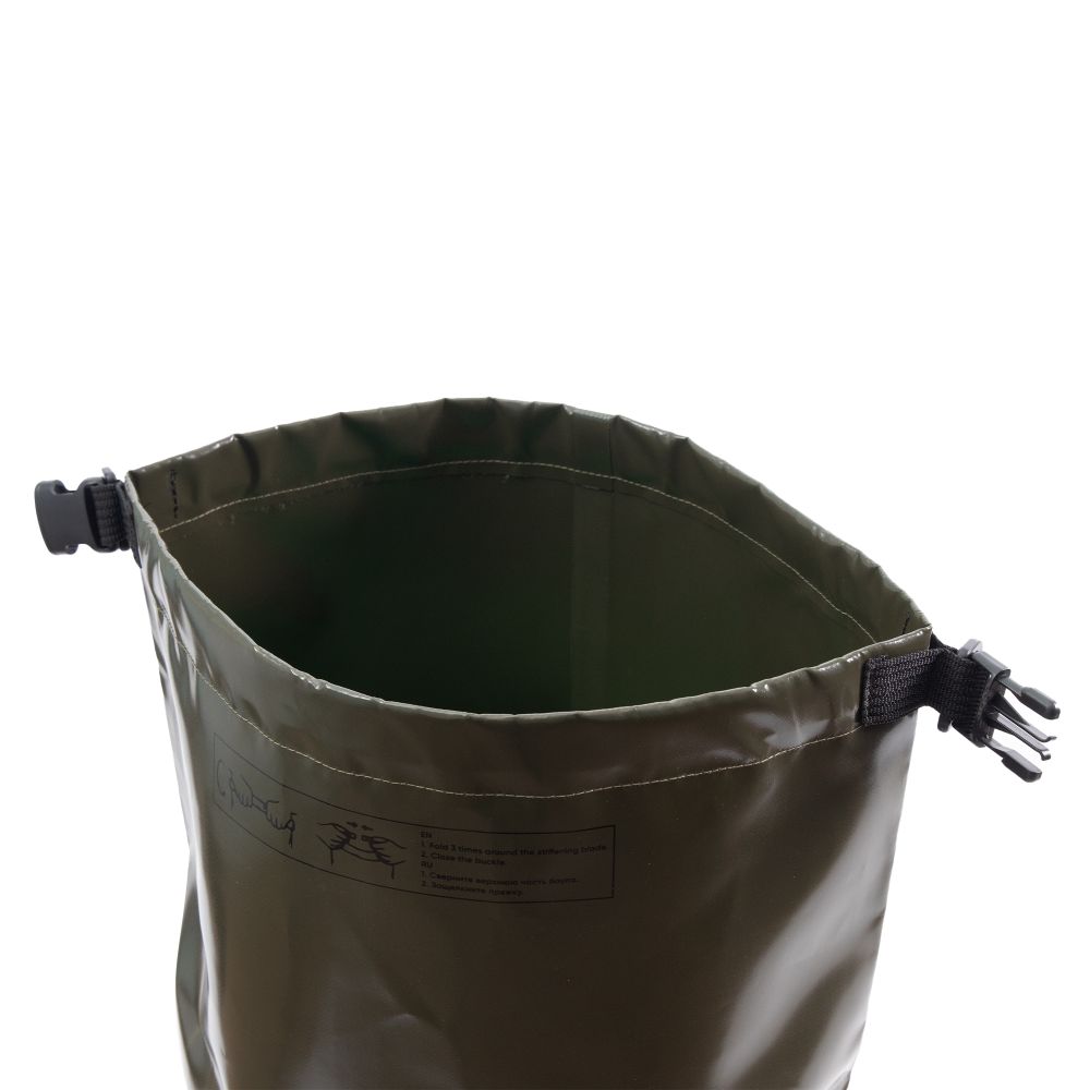Гермомешок &quot;СЛЕДОПЫТ - Dry Bag&quot;,с лямками, 60 л,ПВХ, цв. хаки/25/