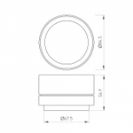 Кольцо декоративное Arlight CALIPSO 046754